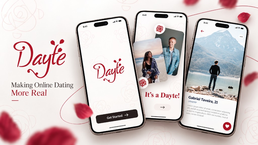 Dayte dating app screens